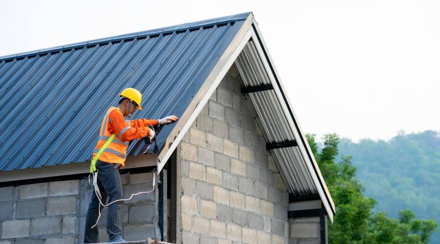 Professional metal roof installation in Chatham, MI